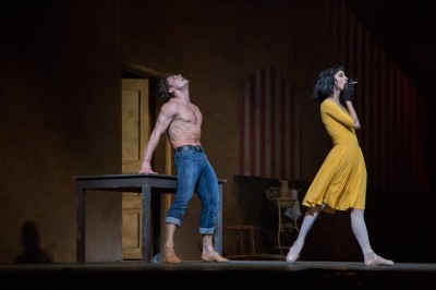 LE JEUNE HOMME ET LA MORT – THE YOUNG MAN AND DEATH, London Coliseum, Kings of the Dance,  Ivan Vasiliev, principal dancer with the American Ballet Theatre, previously the principal dancer with the Bolshoi Ballet, Svetlana Lunkina, prima ballerina of the Bolshoi Ballet, Roberto Bolle, American Ballet Theatre, Marcello Gomez, Denis Matvienko, and Leonid Sarafanov. Photos © Vanja Karas March 2014